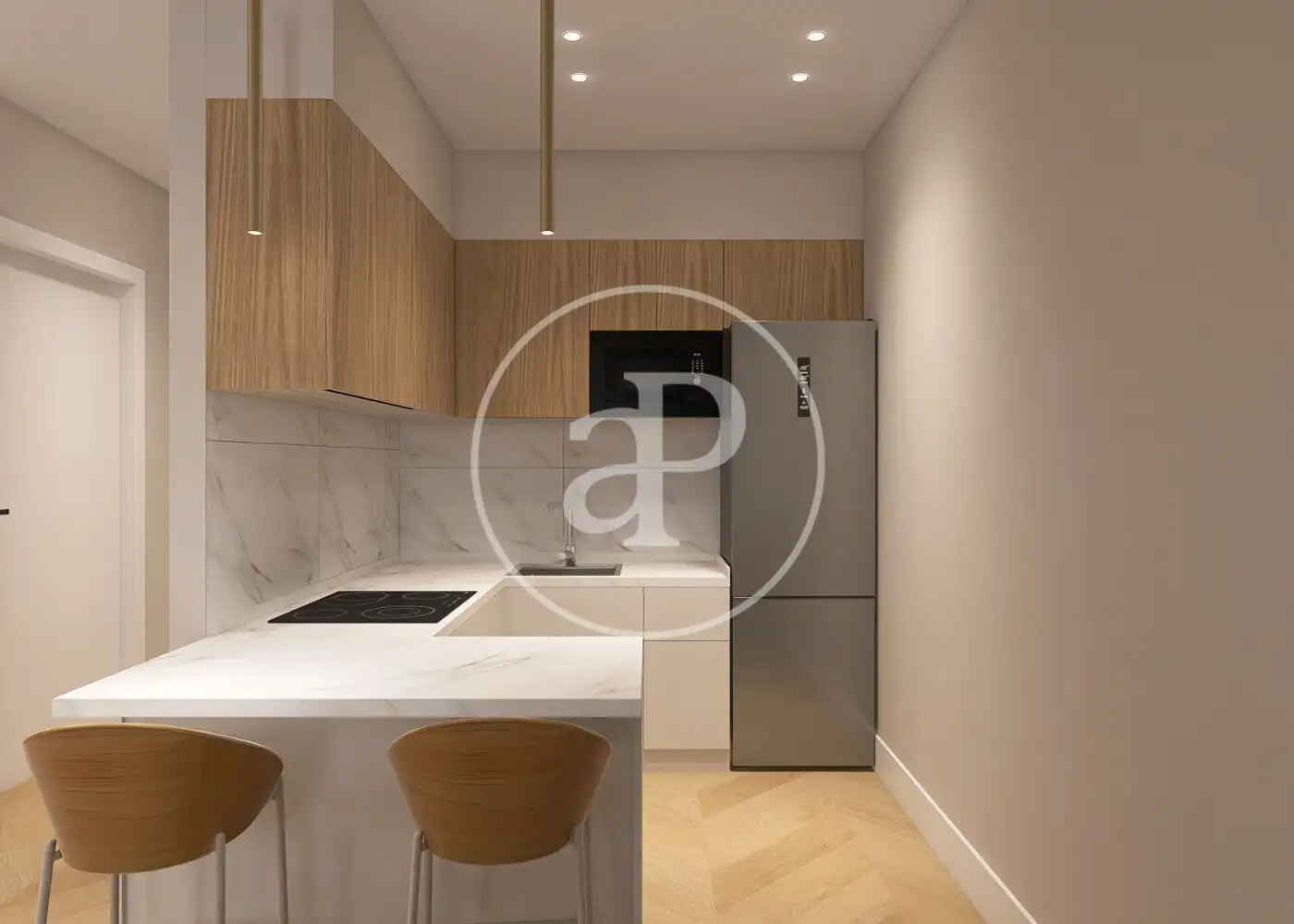 Kitchen of Flat for sale in Barcelona  with Air Conditioner, Heating and Terrace
