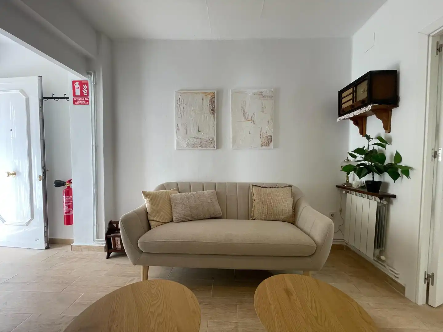 Sala de estar de Casa o chalet de alquiler en Requena con Calefacción y Terraza