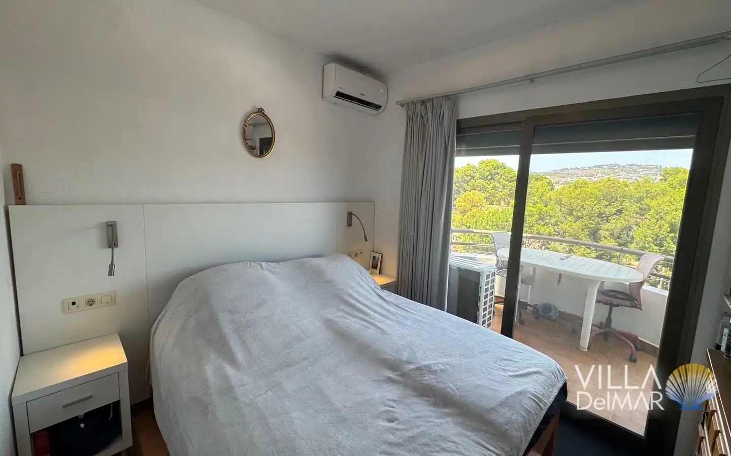 Dormitori de Apartament en venda en Calpe / Calp amb Aire condicionat, Calefacció i Terrassa