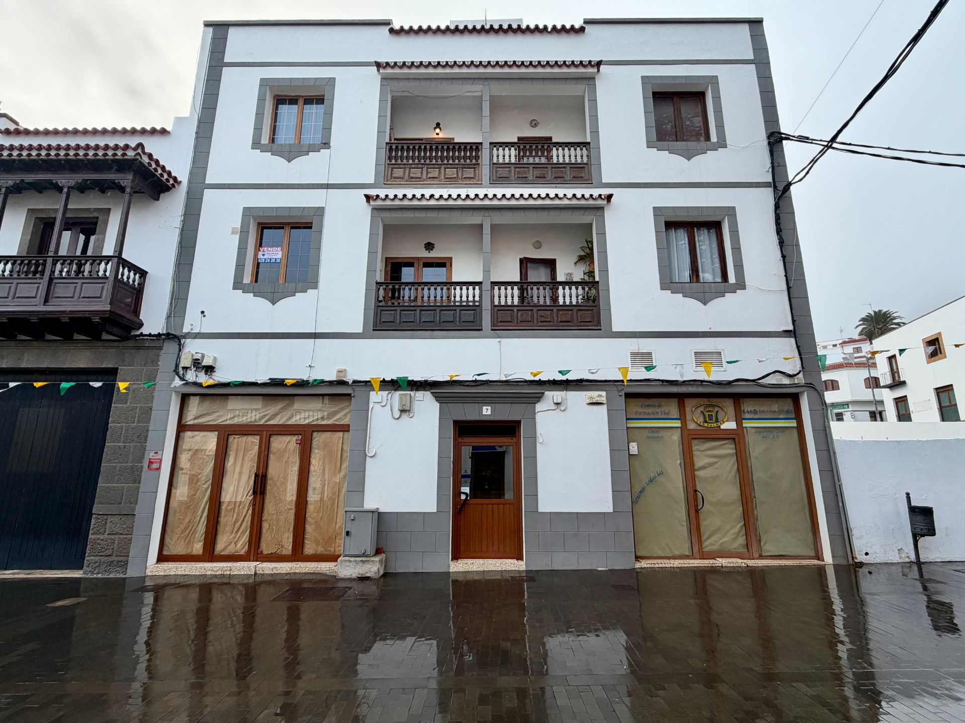 Außenansicht von Wohnung zum verkauf in Teror mit Terrasse, Abstellraum und Balkon