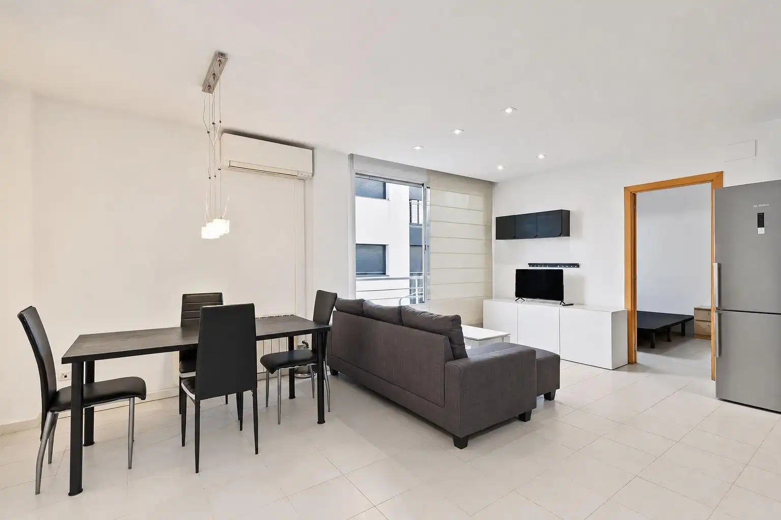 Wohnzimmer von Wohnung zum Verkauf in Terrassa mit Klimaanlage und Heizung