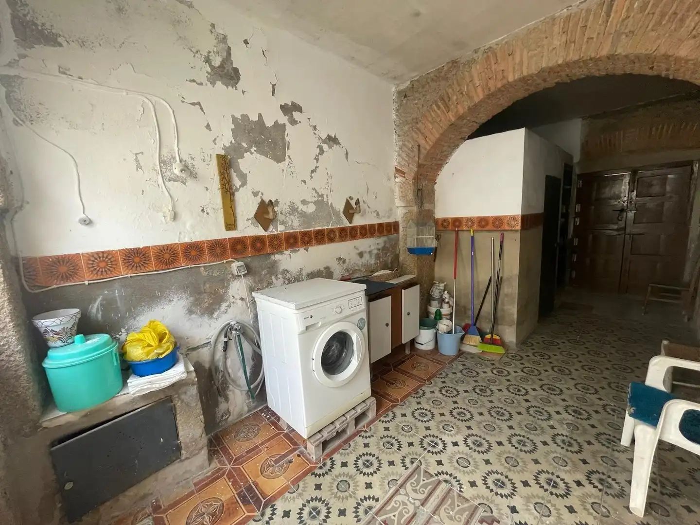 Küche von Haus oder Chalet zum Verkauf in Malpartida de Cáceres mit Terrasse, Abstellraum und Möbliert