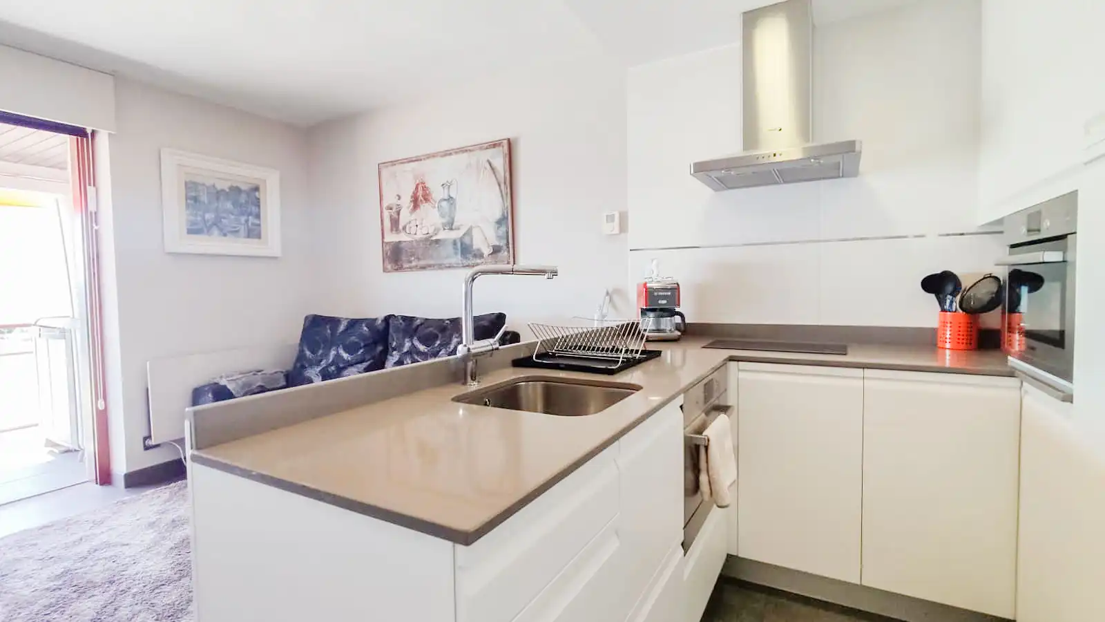 Kitchen of Flat for rent in Hondarribia  with Heating, Private garden and Terrace