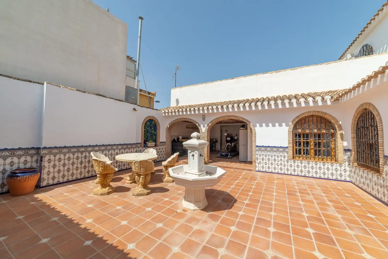 Terrassa de Casa o xalet en venda en San Javier amb Aire condicionat, Calefacció i Jardí privat