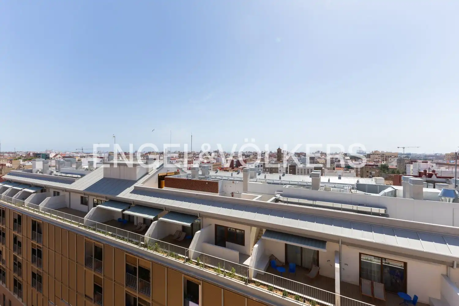 Terrasse von Dachboden zur Miete in Valencia mit Klimaanlage, Heizung und Terrasse