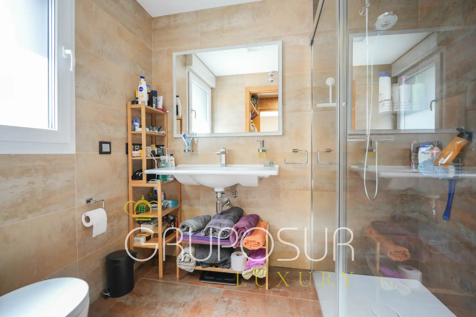 Baño de Casa o chalet en venta en Valladolid con Aire acondicionado, Calefacción y Jardín privado