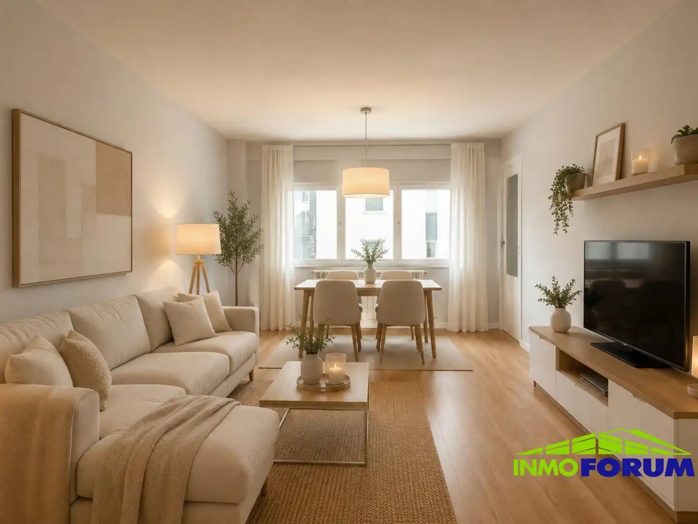 Living room of Flat for sale in A Coruña Capital   with Heating