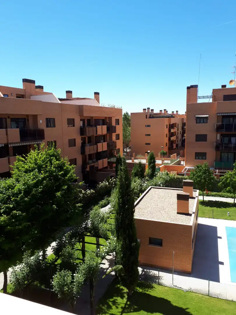 Exterior view of Attic for sale in Yebes  with Air Conditioner, Heating and Parquet flooring