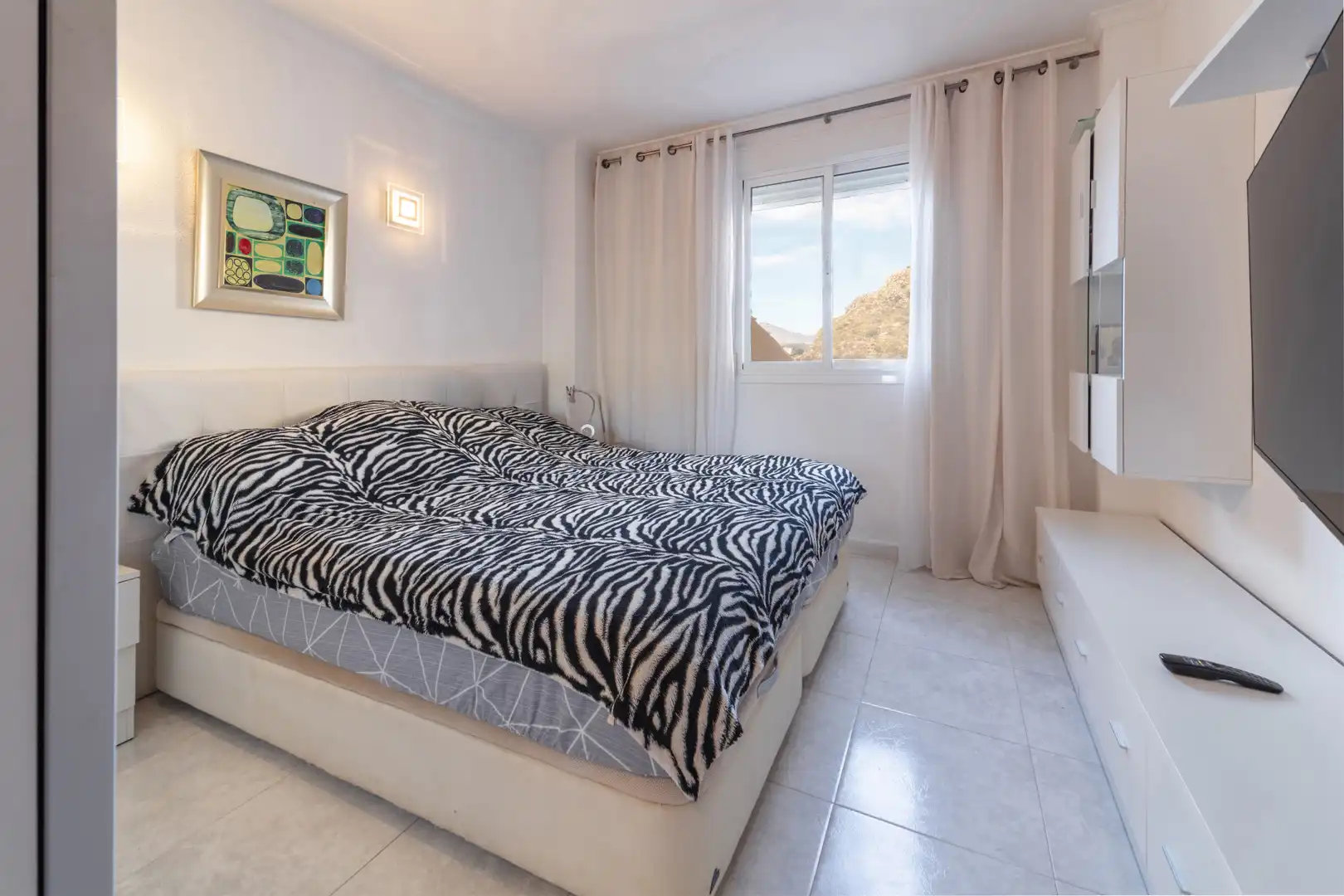 Bedroom of Apartments for sale in Benitachell / El Poble Nou de Benitatxell  with Air Conditioner, Terrace and Swimming Pool
