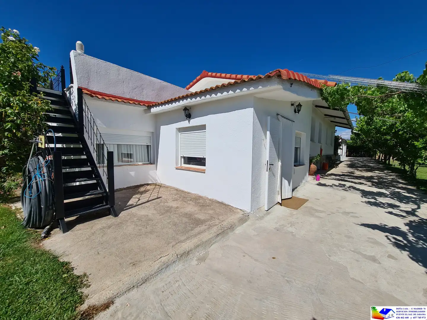 Vista exterior de Casa o chalet en venta en Fuente El Saz de Jarama con Aire acondicionado, Calefacción y Jardín privado