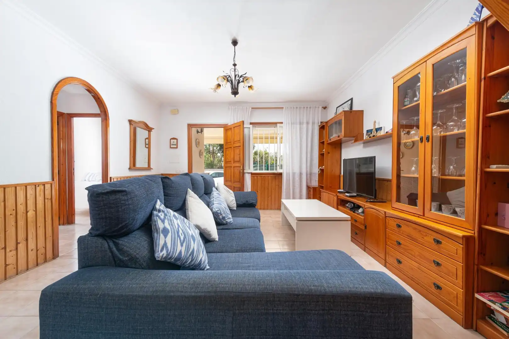 Sala de estar de Casa adosada en venta en Alcúdia