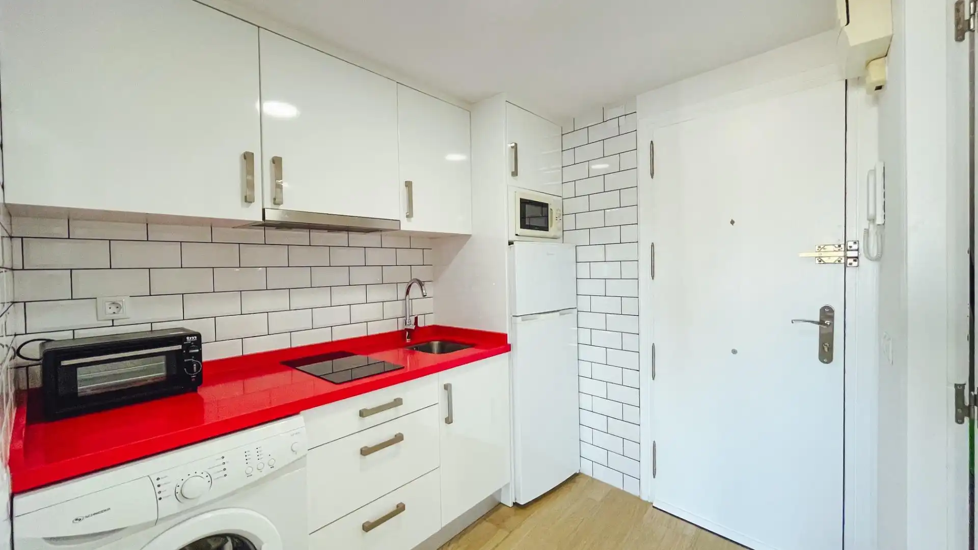 Kitchen of Apartments for rent in Benidorm  with Private garden and Community pool