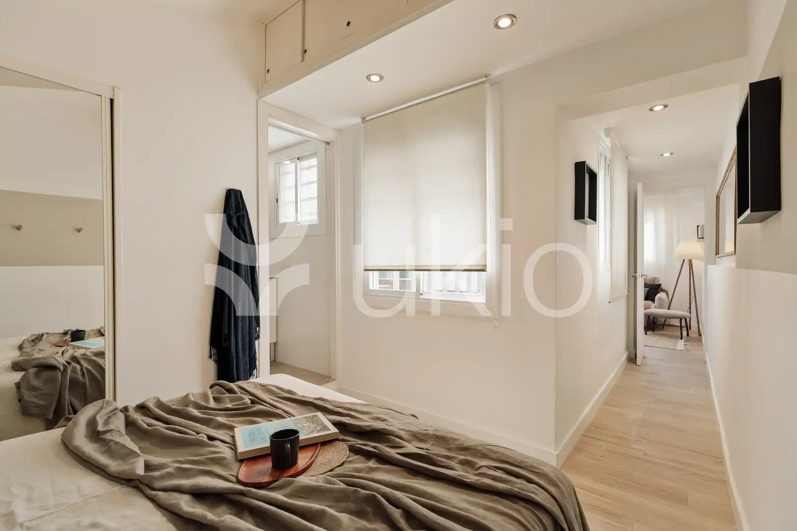 Habitación de Apartamento de alquiler en Barcelona con Aire acondicionado, Calefacción y Terraza