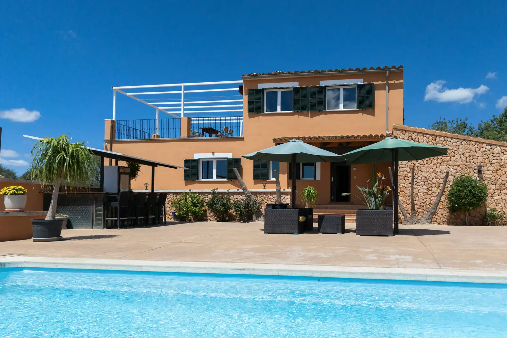 Vista exterior de Finca rústica en venda en Campos amb Aire condicionat, Calefacció i Terrassa