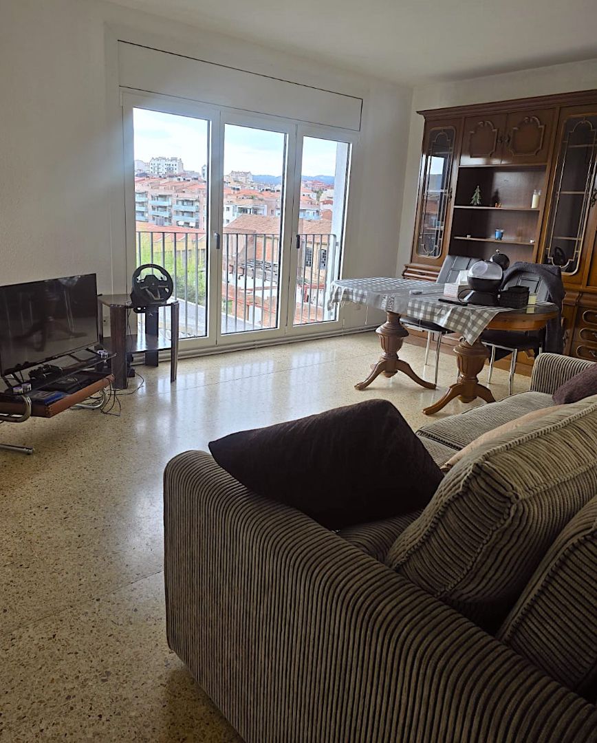 Sala de estar de Piso en venta en Terrassa con Calefacción y Amueblado