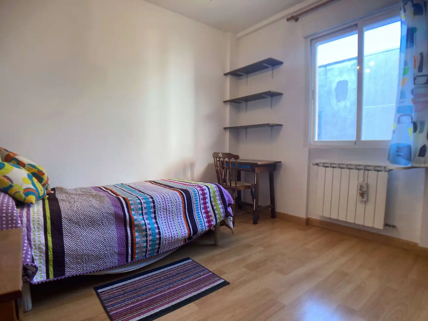 Bedroom of Flat for rent in Móstoles  with Air Conditioner, Heating and Parquet flooring