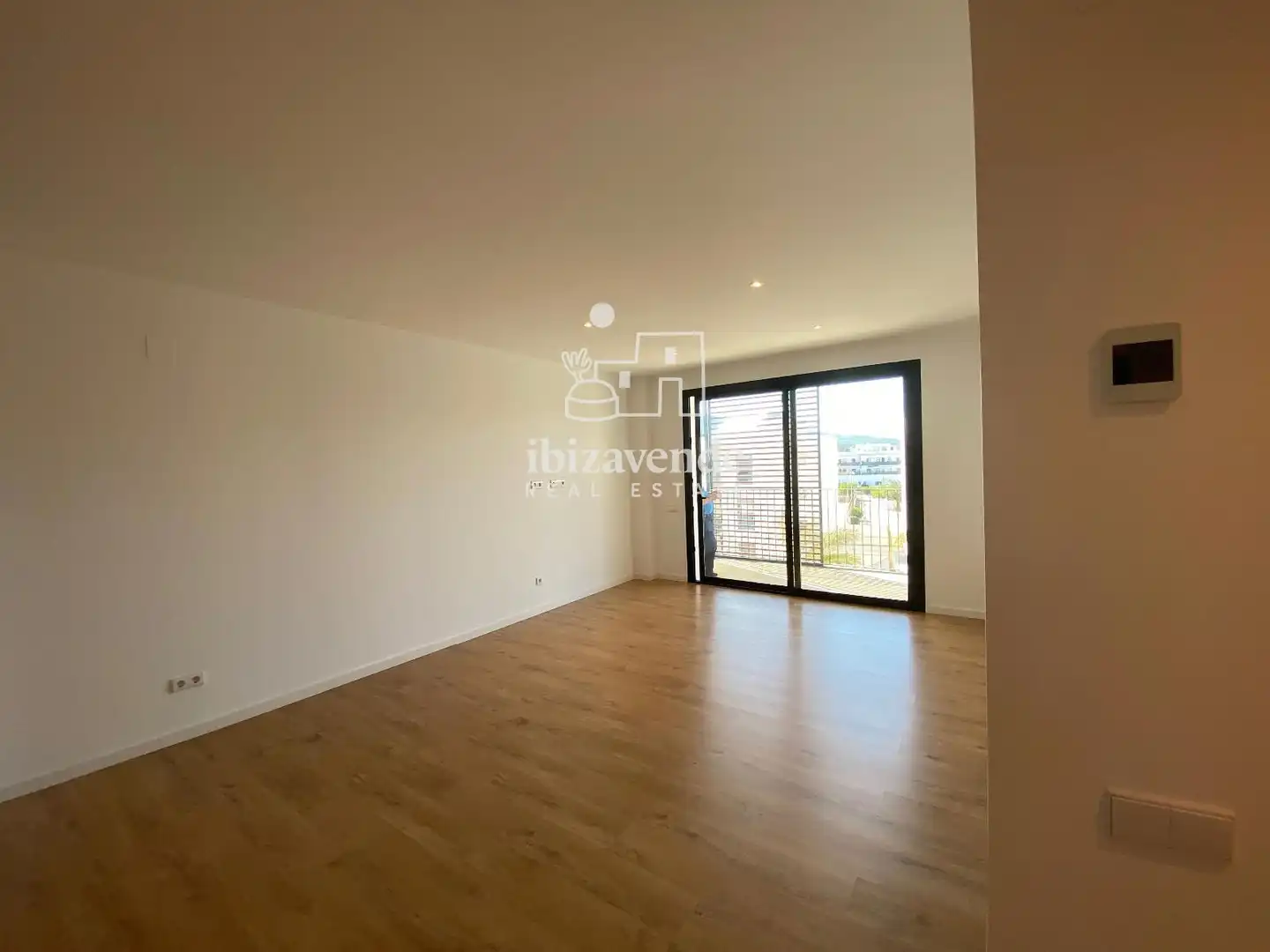 Schlafzimmer von Wohnung zur Miete in Santa Eulària des Riu mit Klimaanlage, Heizung und Terrasse