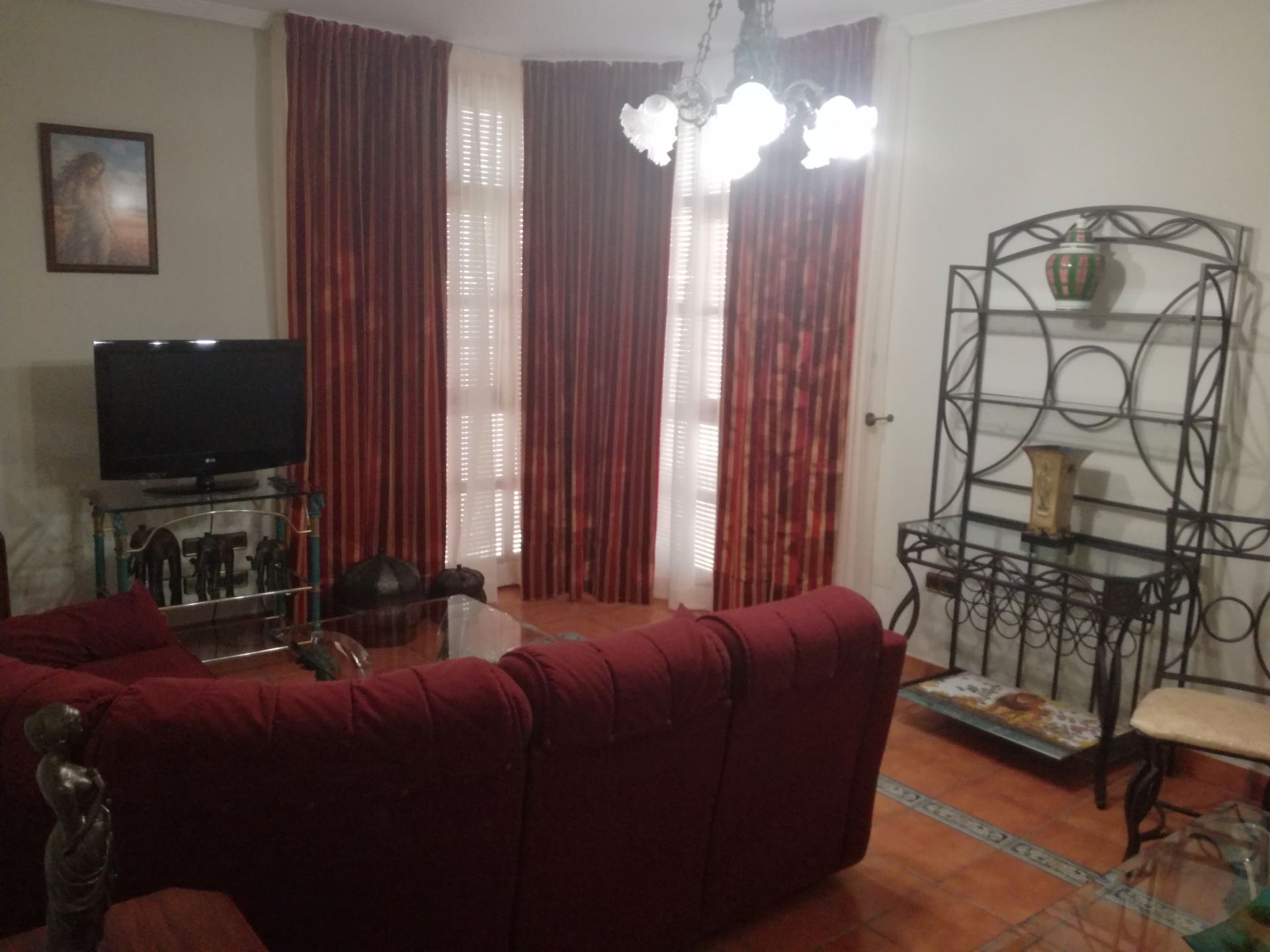 Sala d'estar de Pis de lloguer en Úbeda amb Moblat