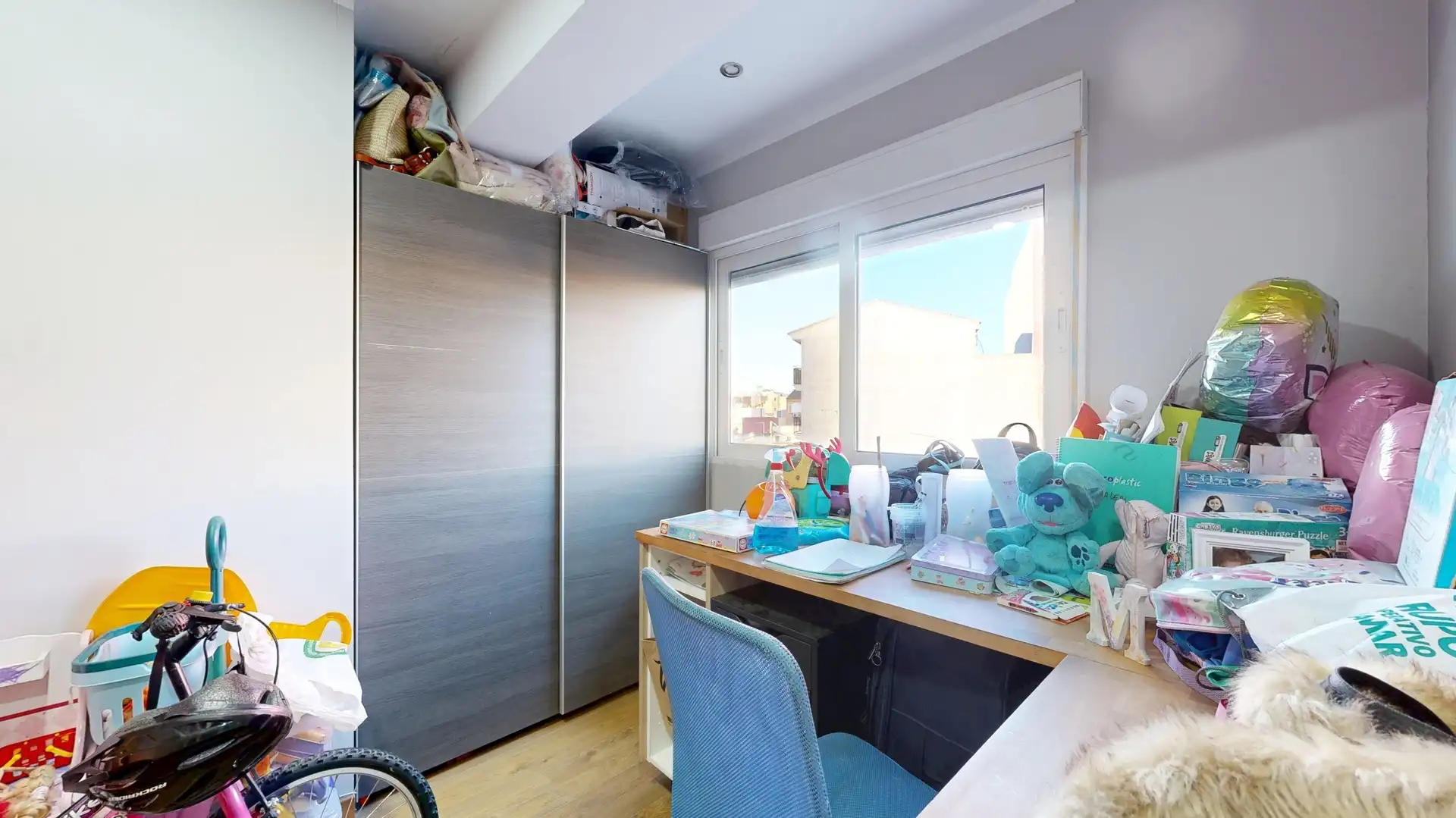 Bedroom of Flat for sale in Torrent  with Air Conditioner, Private garden and Balcony
