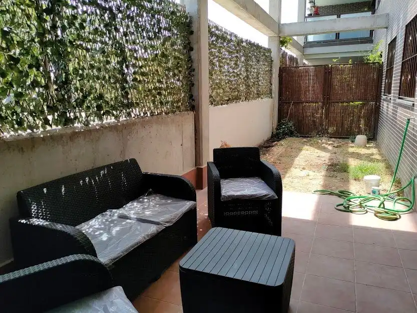 Terraza de Planta baja de alquiler en Colmenar Viejo con Calefacción, Jardín privado y Terraza
