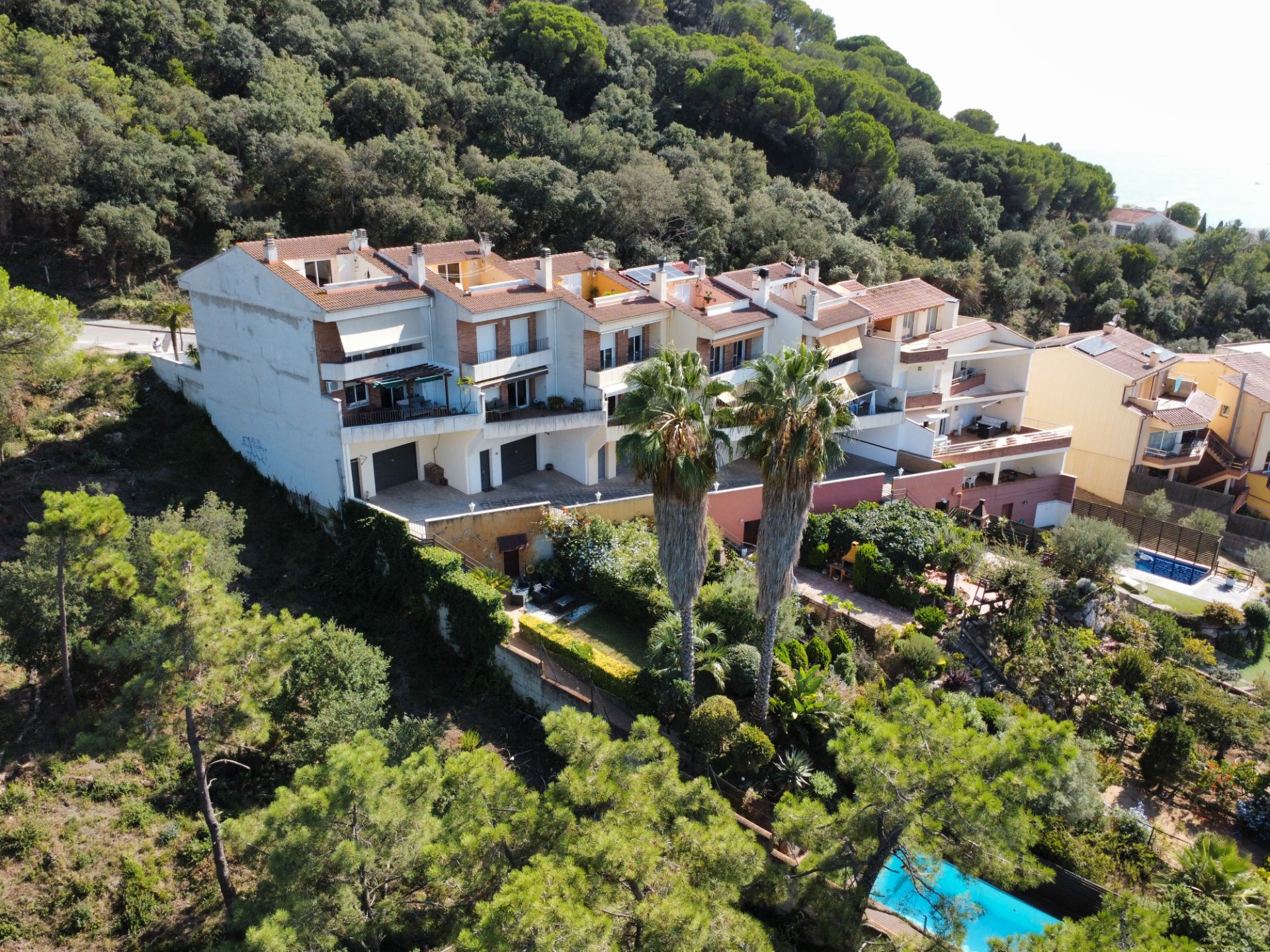 Exterior view of Single-family semi-detached for sale in Blanes  with Air Conditioner, Heating and Private garden