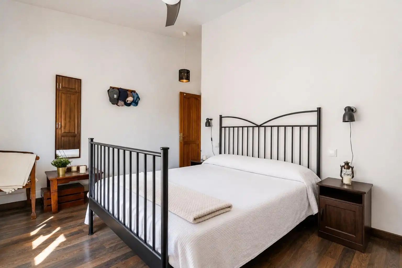 Schlafzimmer von Haus oder Chalet zum Verkauf in Valsequillo de Gran Canaria mit Klimaanlage, Heizung und Privatgarten