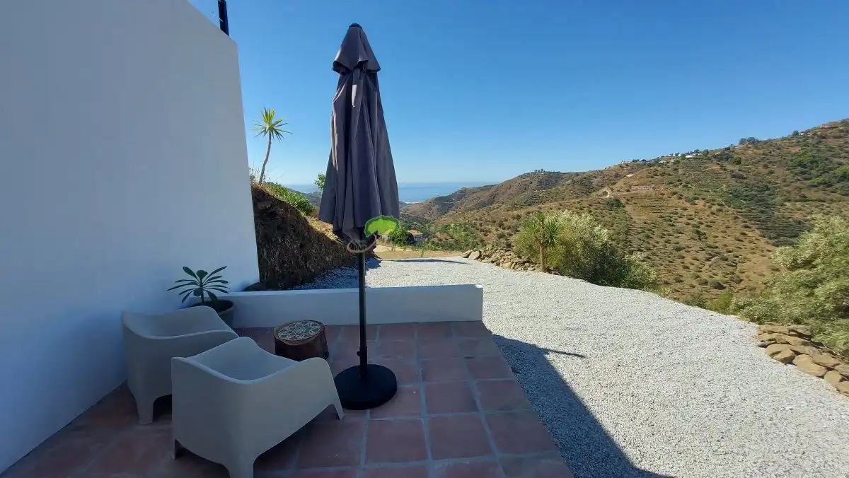 Terraza de Finca rústica en venta en Cómpeta con Aire acondicionado, Terraza y Trastero