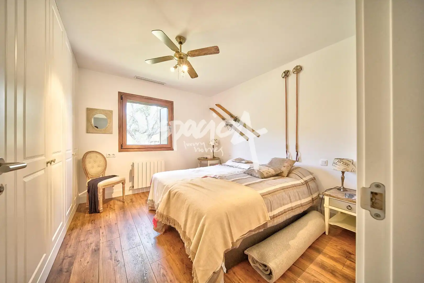 Bedroom of Houses for rent in Villanueva de la Cañada  with Air Conditioner, Heating and Private garden