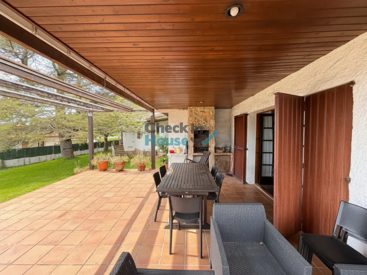 Terrace of Houses for sale in Santa Cristina d'Aro  with Heating, Private garden and Terrace