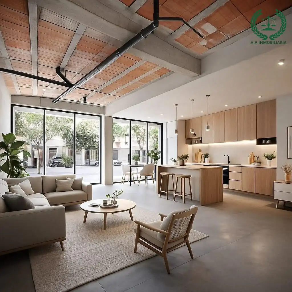 Cocina de Loft en venta en Pedrezuela