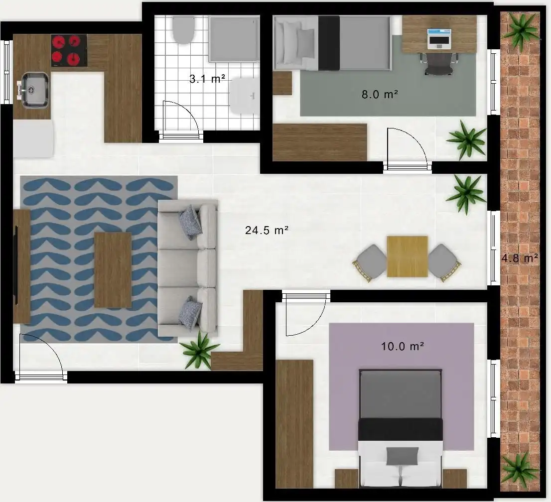 Flat for sale in Sevilla  with Air Conditioner, Terrace and Storage room