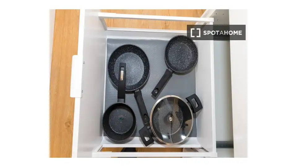 Cocina de Piso de alquiler en Valencia con Aire acondicionado, Calefacción y Amueblado