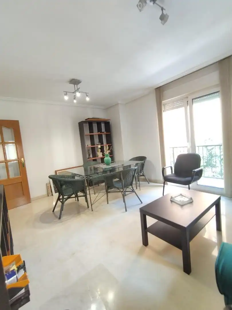 Sala de estar de Piso de alquiler en Murcia con Aire acondicionado, Amueblado y Balcón