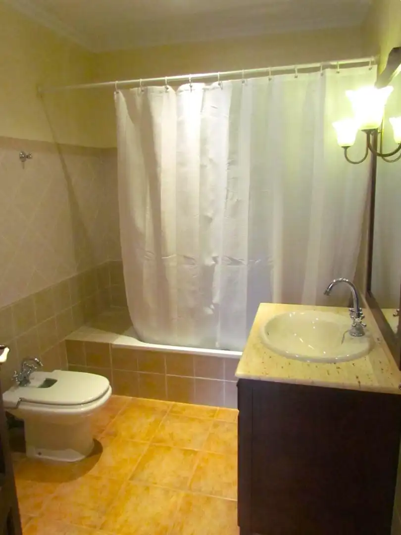 Baño de Finca rústica de alquiler en Santa Eugènia con Aire acondicionado, Jardín privado y Terraza