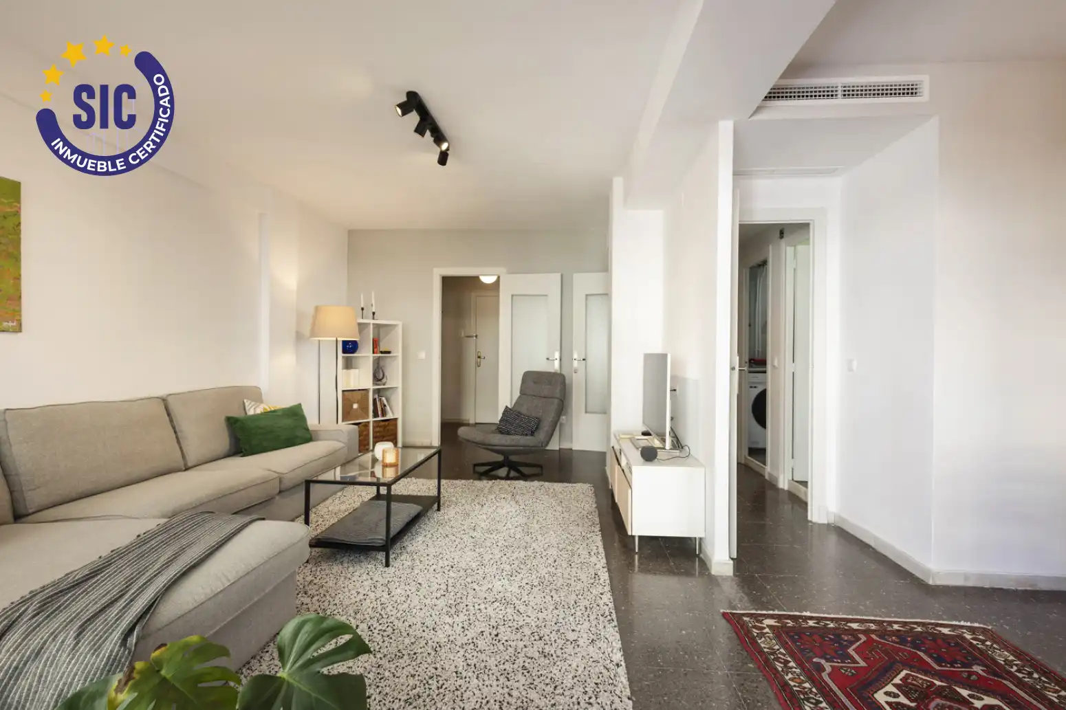 Living room of Flat for sale in Valencia  with Air Conditioner and Terrace