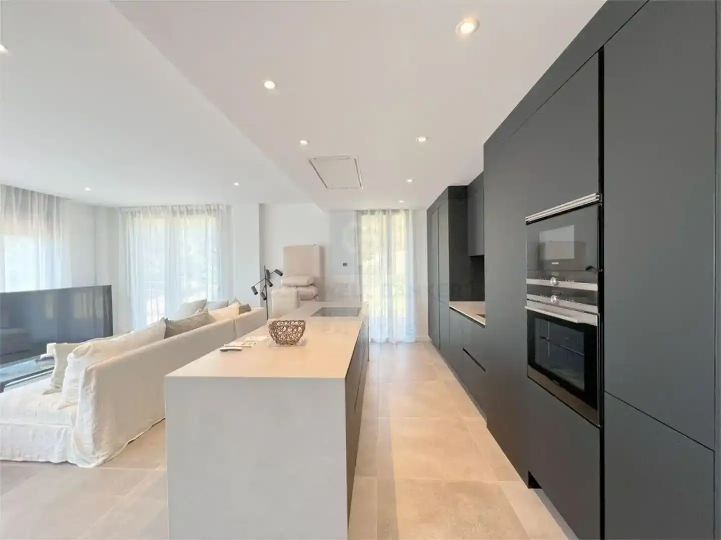 Küche von Wohnung zur Miete in Salou mit Klimaanlage, Schwimmbad und Balkon