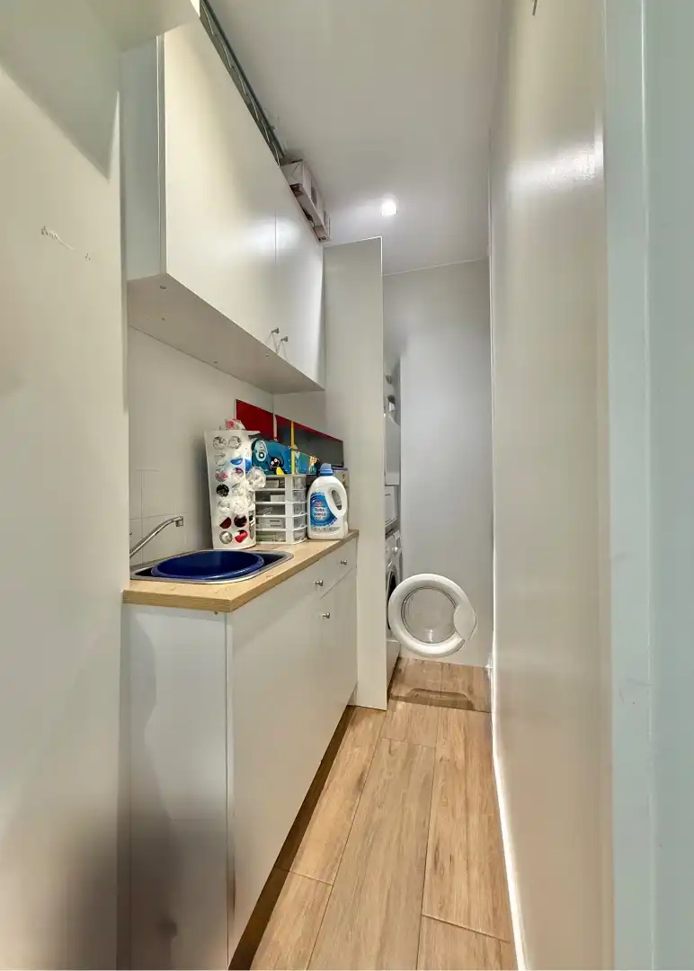 Cocina de Piso de alquiler en Barcelona con Aire acondicionado, Calefacción y Parquet