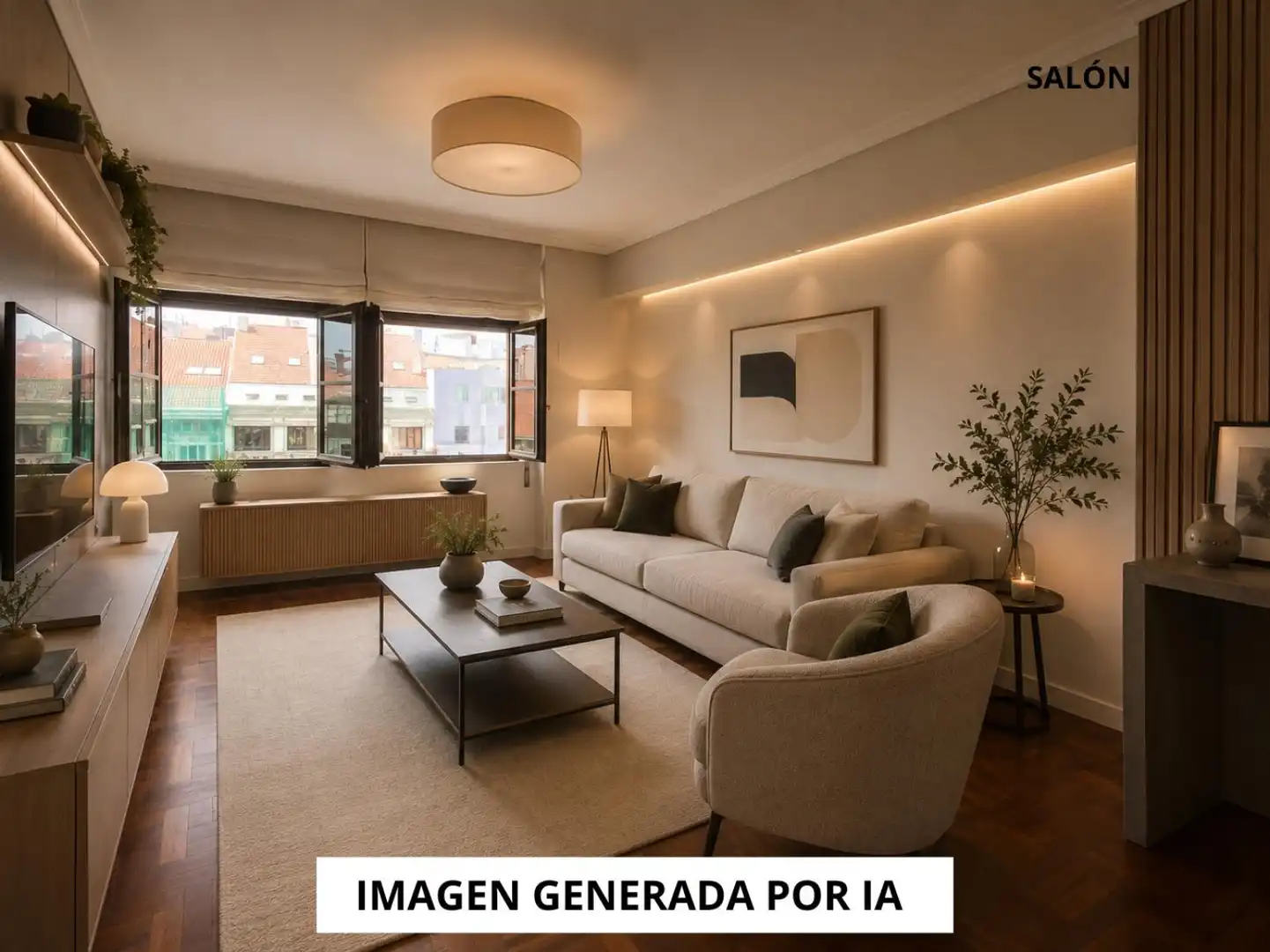 Living room of Flat for sale in Torrelavega   with Heating and Parquet flooring