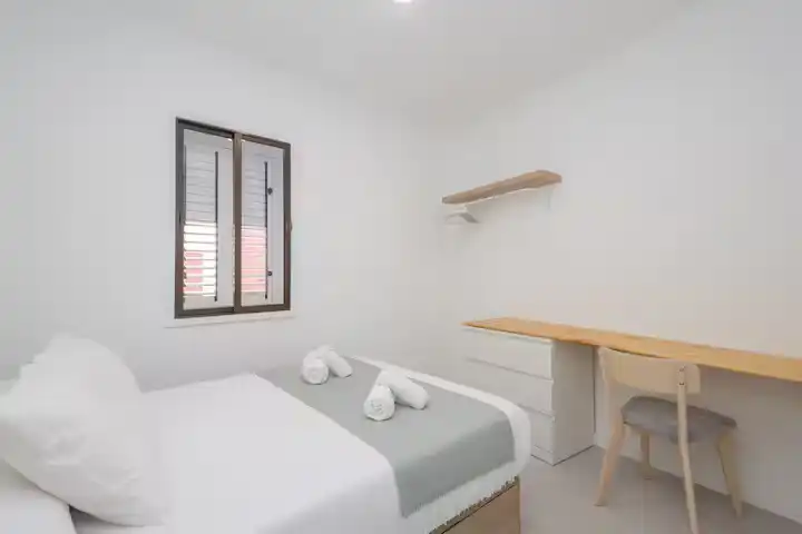 Schlafzimmer von Wohnung zur Miete in Las Palmas de Gran Canaria mit Möbliert