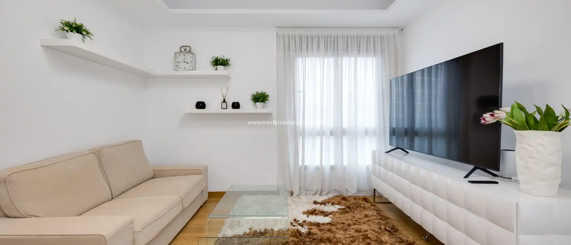 Living room of Duplexes for sale in La Manga del Mar Menor  with Air Conditioner, Heating and Private garden