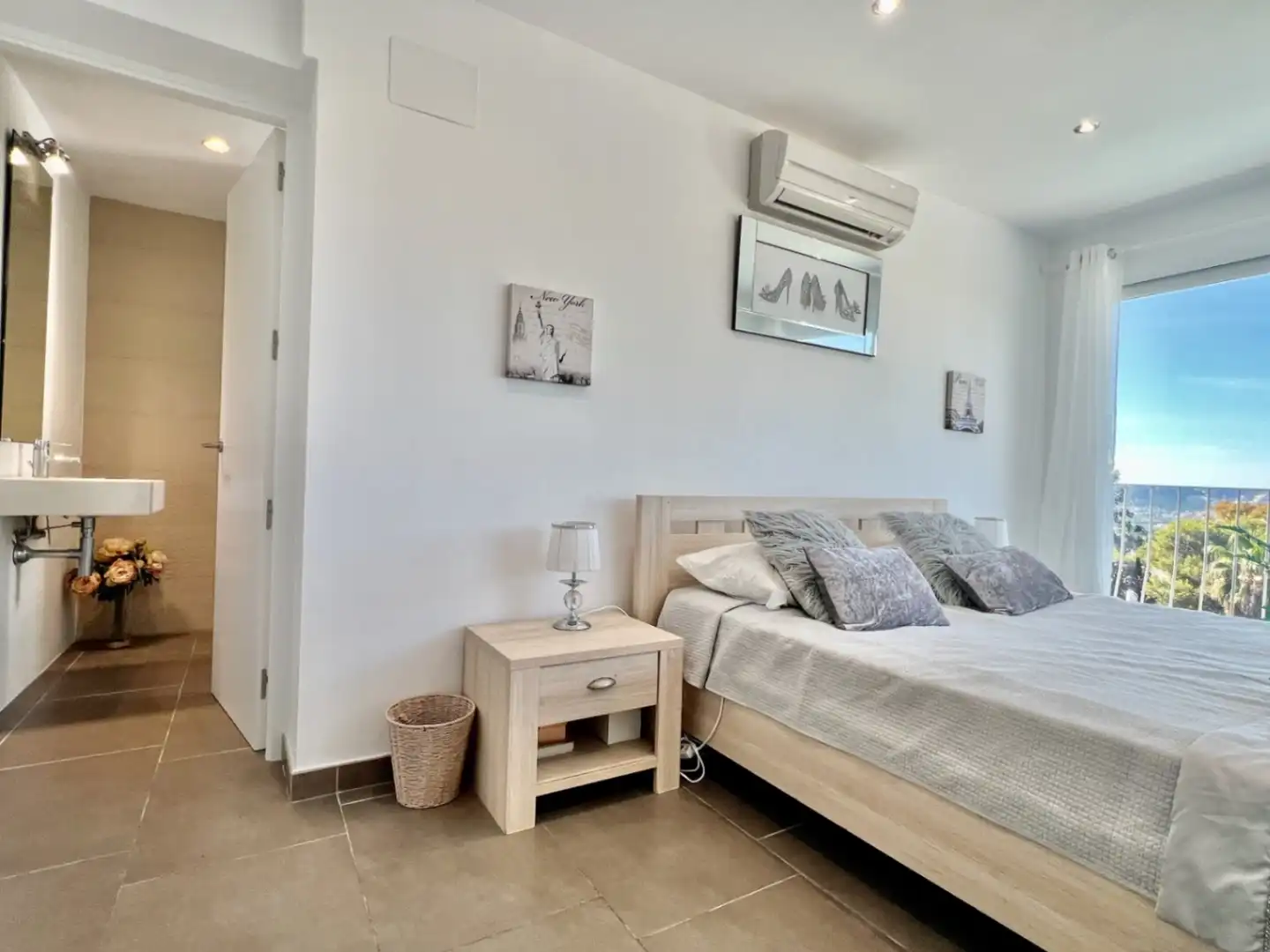 Bedroom of Houses for sale in Jávea / Xàbia  with Air Conditioner, Heating and Terrace