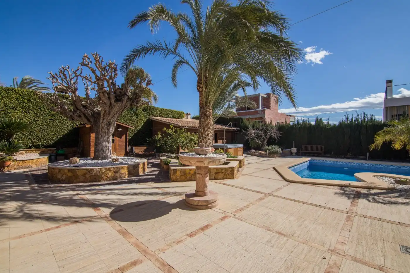 Swimming pool of Houses for sale in Elche / Elx  with Air Conditioner, Private garden and Terrace