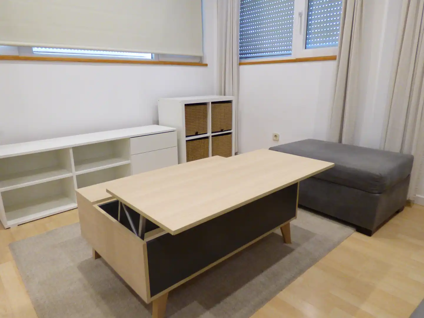 Sala de estar de Piso de alquiler en Madrid con Aire acondicionado, Calefacción y Terraza