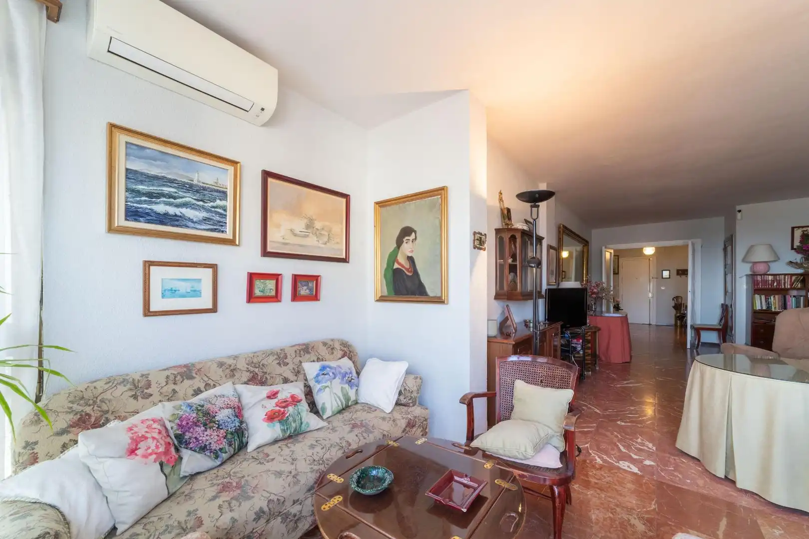 Sala de estar de Piso en venta en Málaga con Balcón