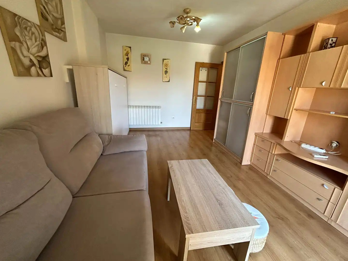 Wohnzimmer von Wohnung zur Miete in Ciudad Real mit Klimaanlage, Heizung und Terrasse