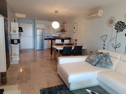 Living room of Flat for sale in El Ejido  with Air Conditioner, Terrace and Furnished