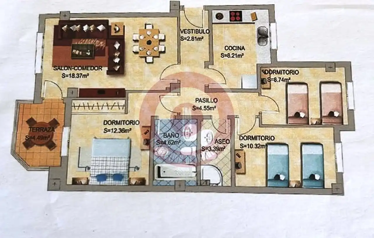 Flat with pool for sale in Urbanizacion Ensanche I 41C, imagen 36