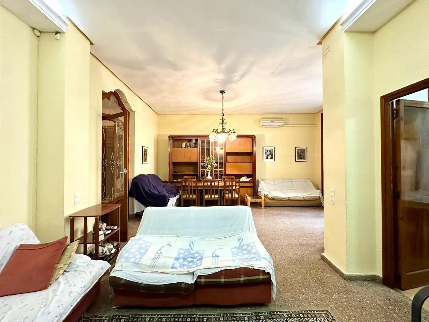 Sala de estar de Casa o chalet en venta en Carlet con Terraza y Amueblado