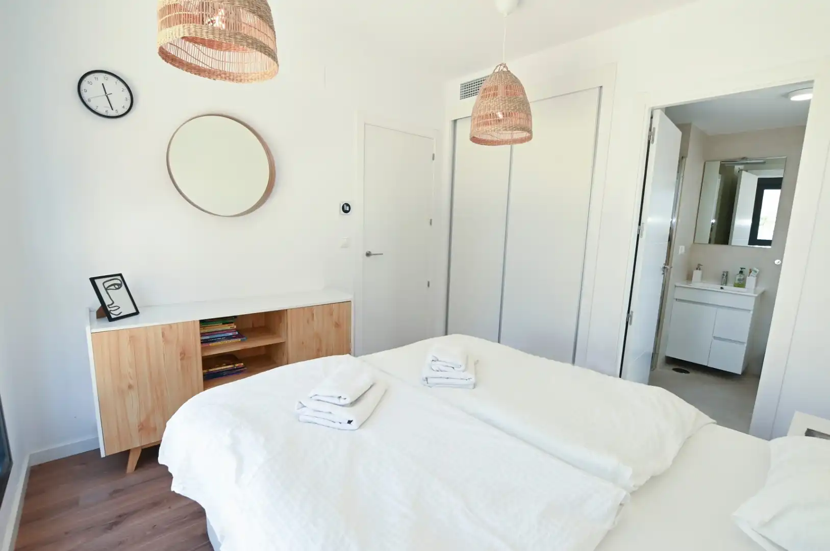 Dormitori de Apartament en venda en Calpe / Calp amb Aire condicionat, Terrassa i Traster
