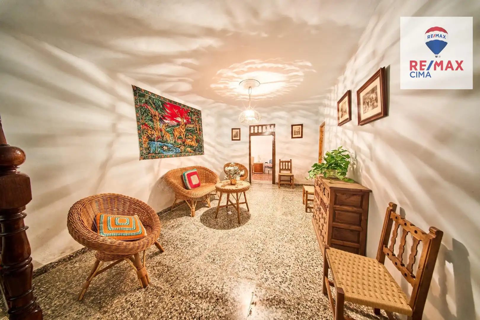 Sala d'estar de Casa o xalet en venda en Busquístar amb Terrassa, Traster i Balcó